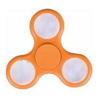 Fidget Hand Spinner mit LED Orange