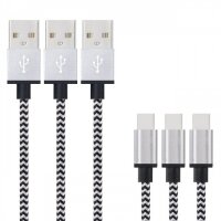 2m Premium Nylon USB-C Kabel Ladekabel Datenkabel Typ C...
