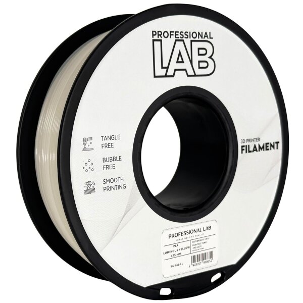 Prof. Lab PLA Filament 1.75mm 1KG Leuchtend gelb