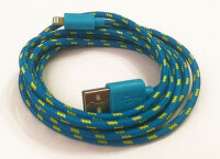 2m Nylon Lightning Kabel Ladekabel für original Apple...